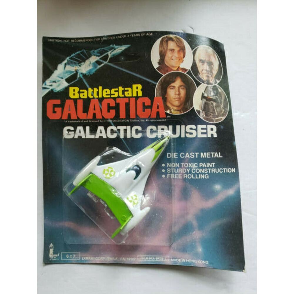 Vintage 1978 Battlestar Galactica‎ Galactic Cruiser # 8425-1 Green U173